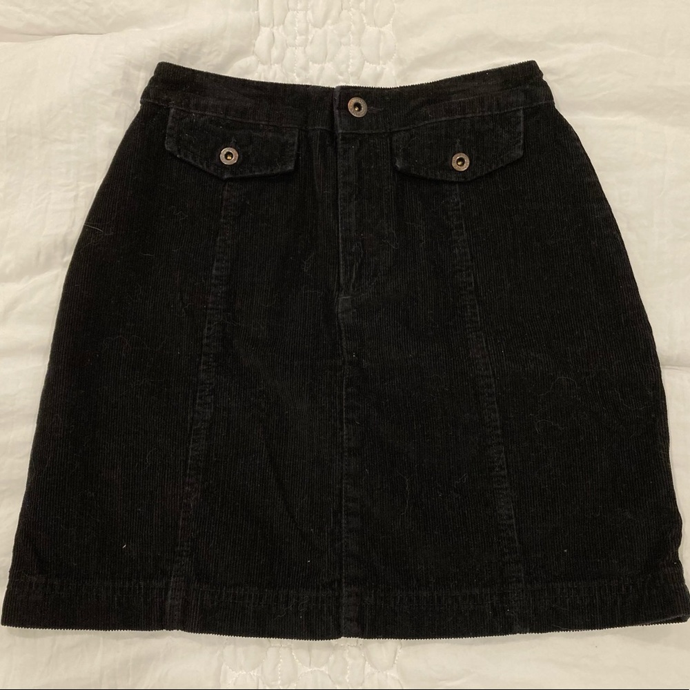 Corduroy Mini Skirt